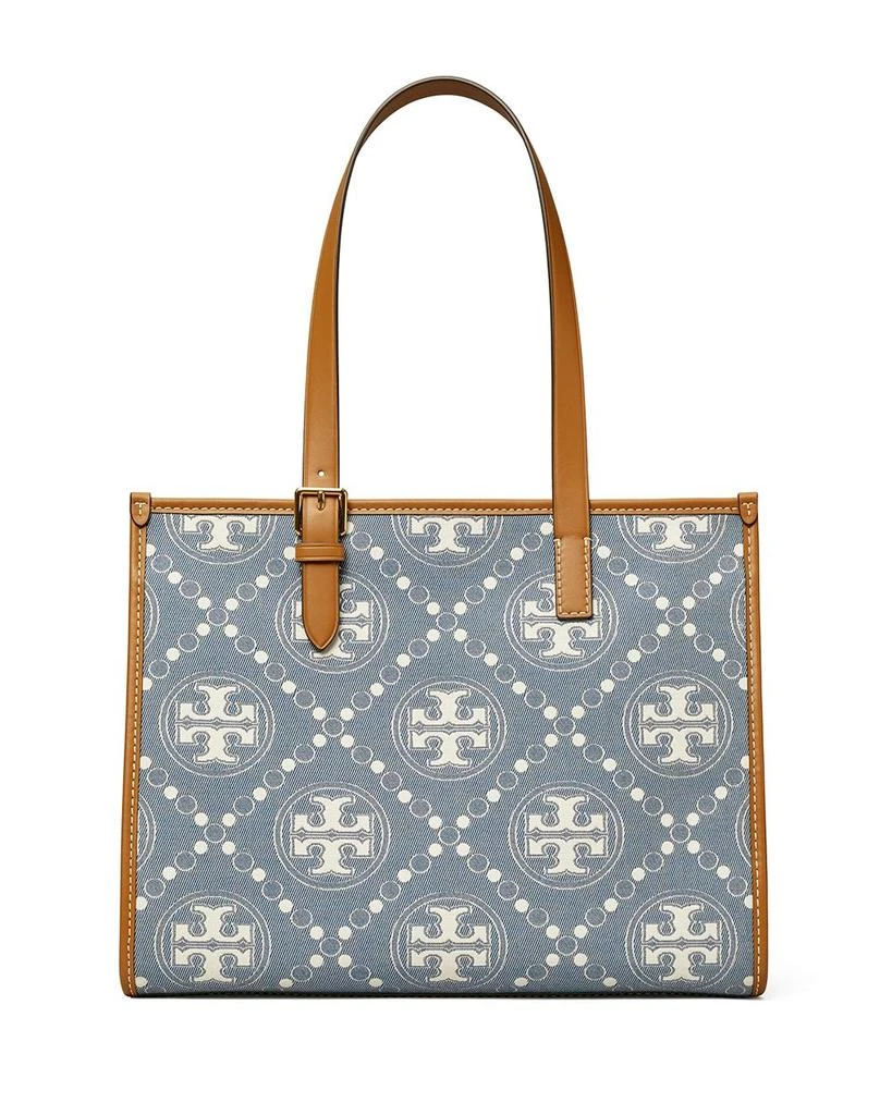 Tory Burch Small T Monogram Denim Tote 6