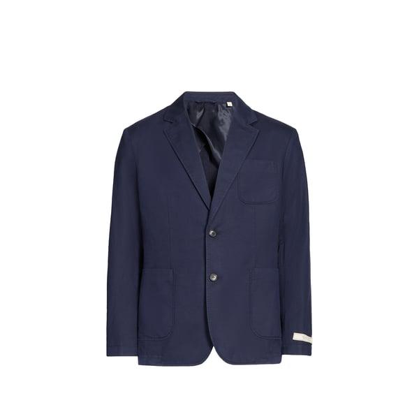 Gant Veste de costume slim en coton et lin