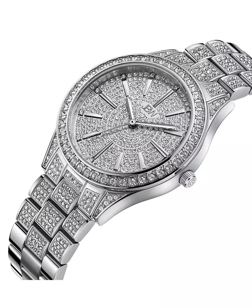Jbw Women's Cristal Diamond (1/8 ct. t.w.) Watch in Stainless Steel Watch 38mm