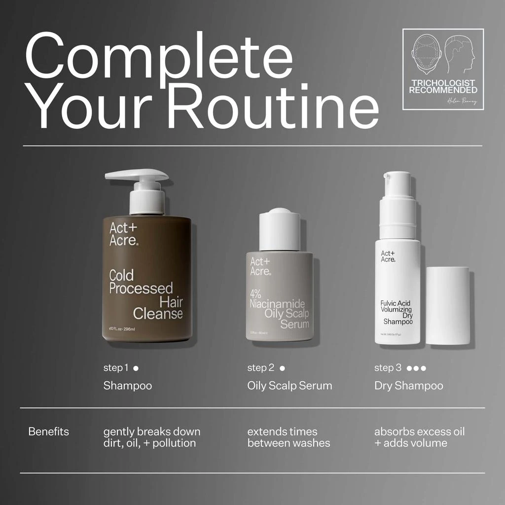 Act+Acre Act+Acre 4% Niacinamide Oily Scalp Serum 2.2 oz 11