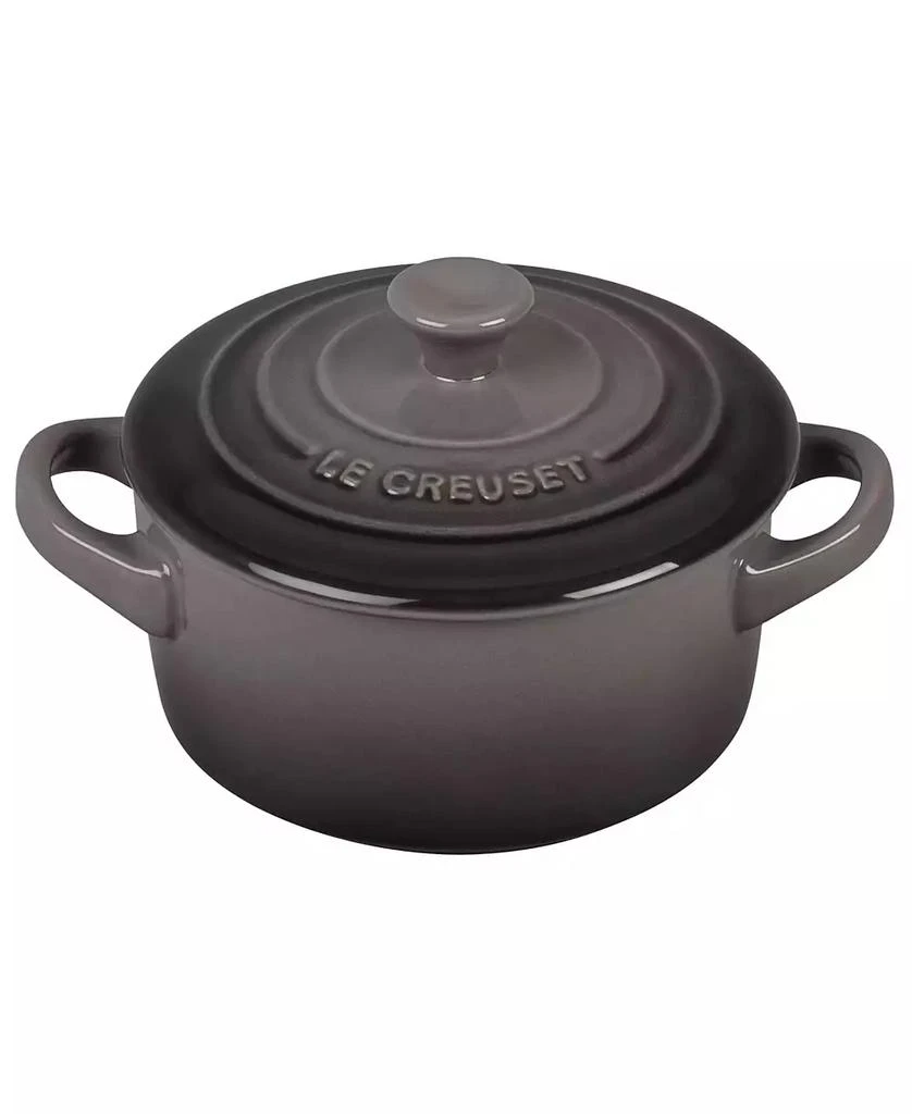 Le Creuset Stoneware 8 oz. Mini Round Cocotte with Lid 1