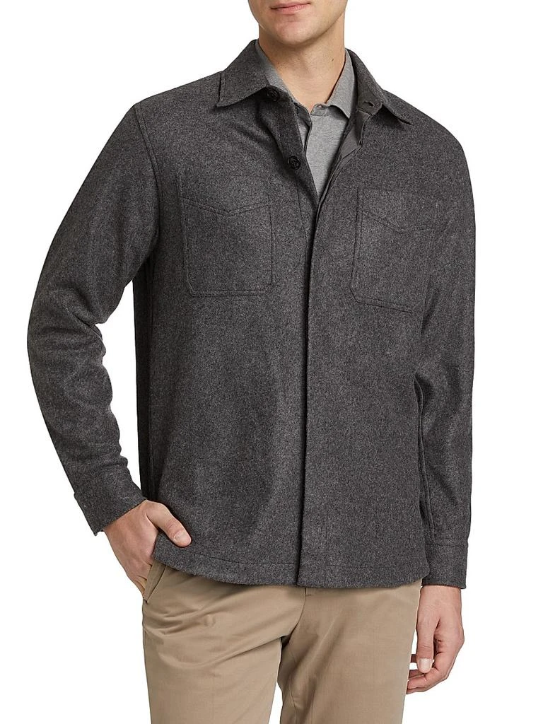 Brett Johnson Cashmere Jersey Shirt Jacket 3