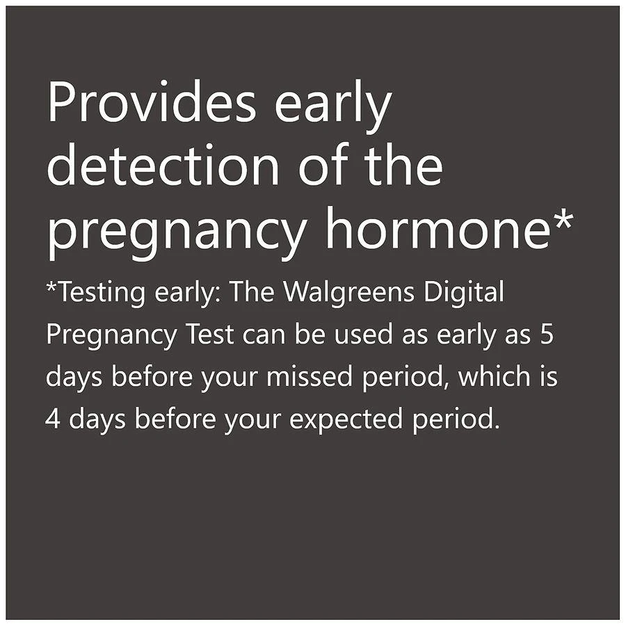 Walgreens Digital Pregnancy Test 7