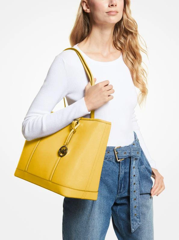 Michael Kors Jet Set Travel Large Saffiano Leather Tote Bag 3