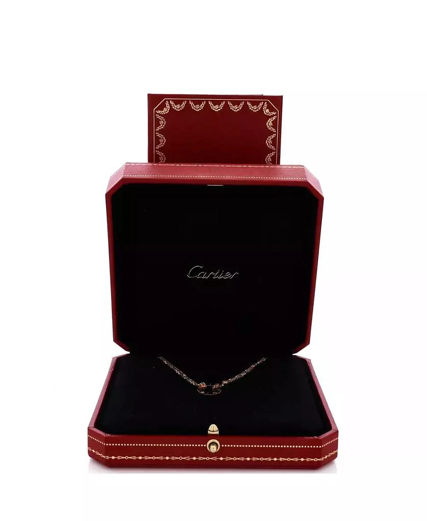 Cartier 2 Diamonds Love Pendant Necklace 2