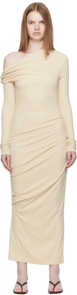 Paris Georgia Beige Elemental Manahou Midi Dress 1