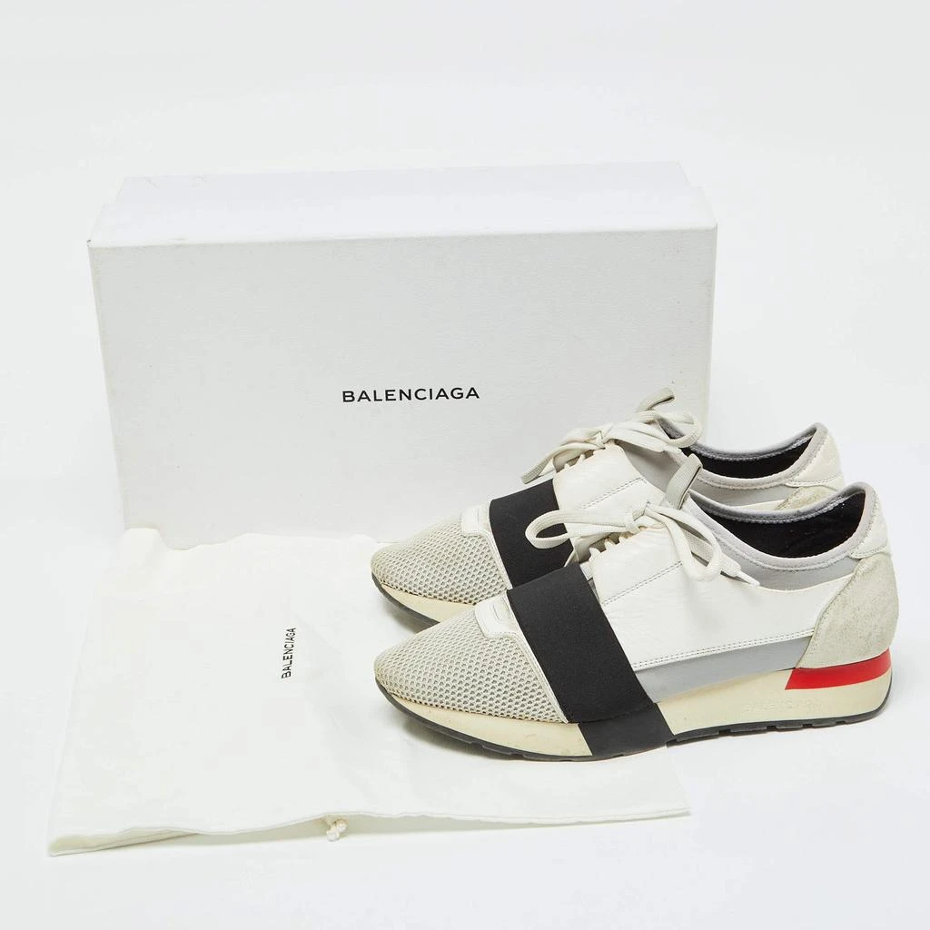 Balenciaga Balenciaga Multicolor Leather,Mesh and Suede Race Runner Low Top Sneakers Size 40 9