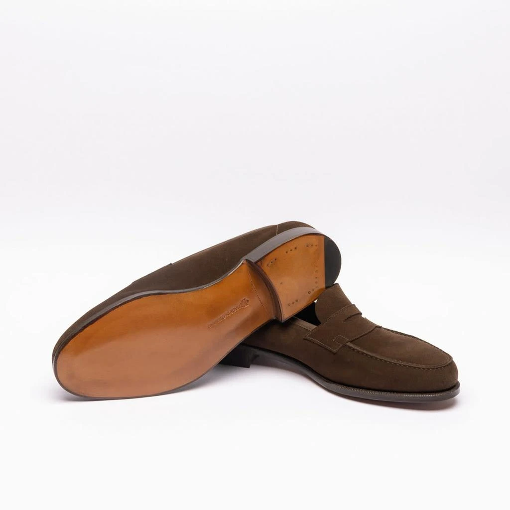 Edward Green Mocca Suede Penny Loafer 4