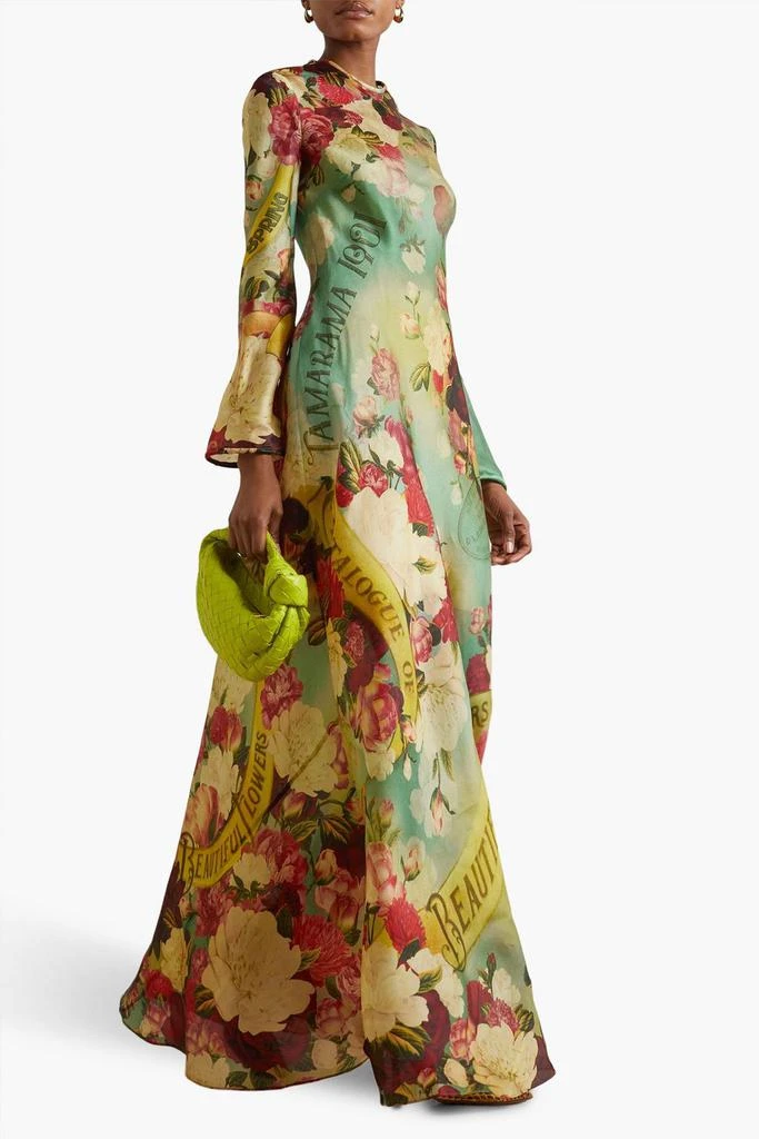 Zimmermann Printed silk-organza maxi dress 2