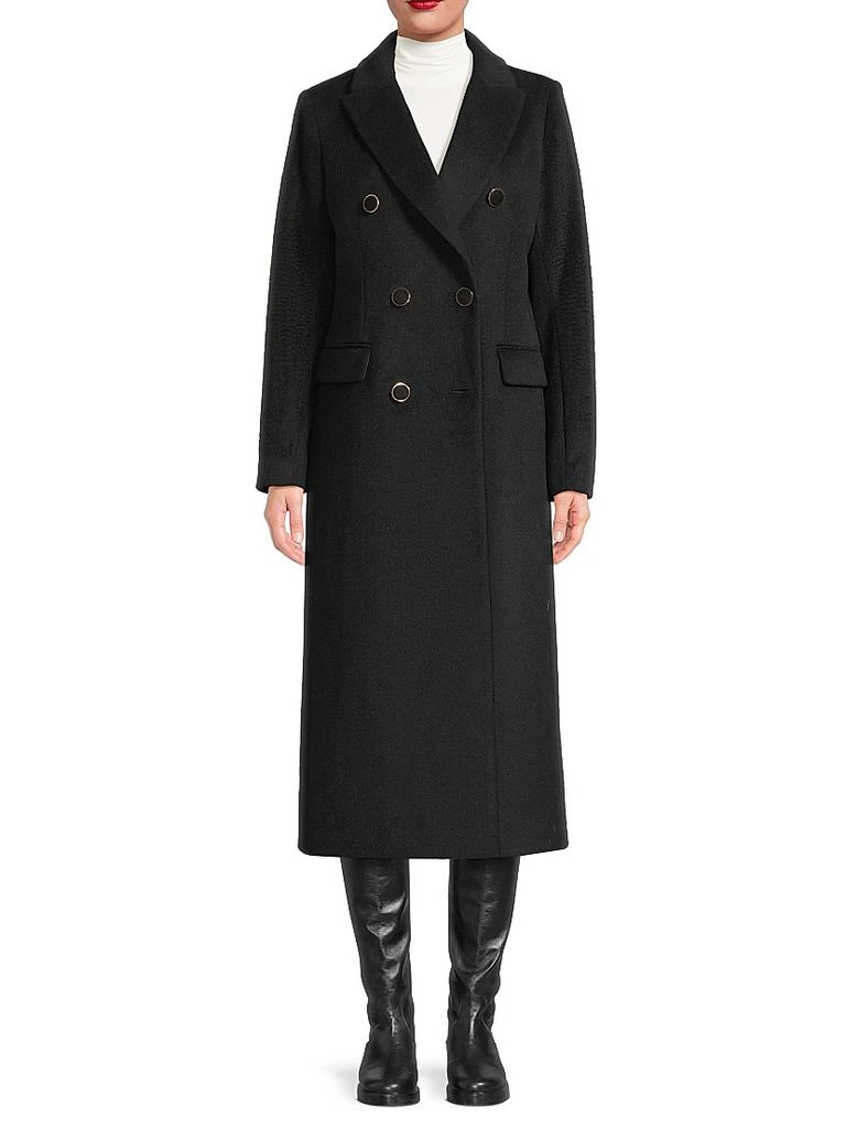 Milly Wool-Blend Double-Breasted Coat 3