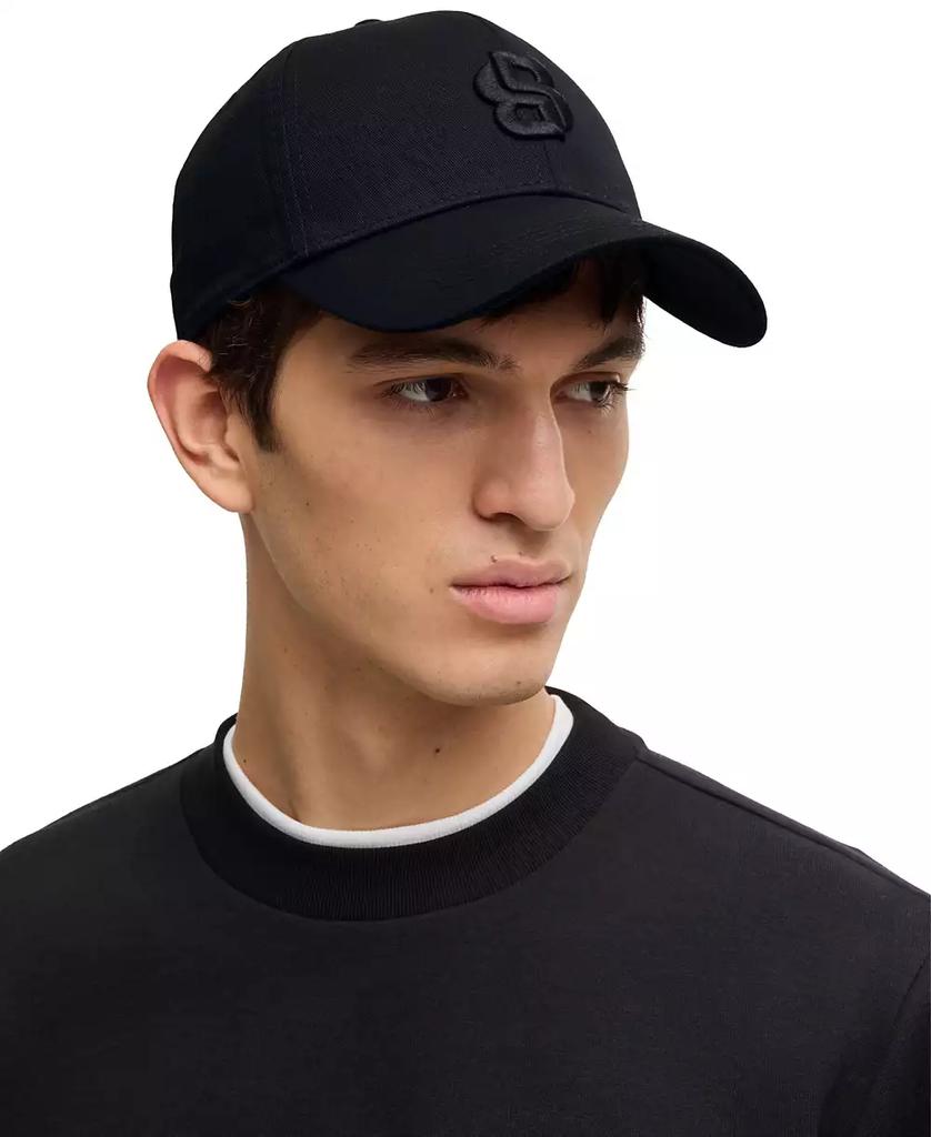Hugo Boss Men's Double B Monogram Cotton Twill Cap