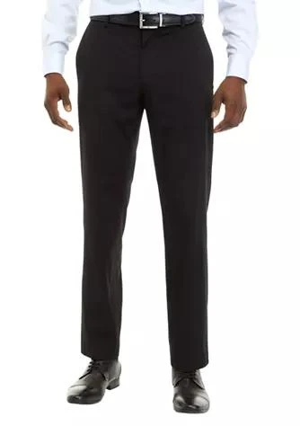Savane® Mens Straight Fit Solid Dress Pants 1