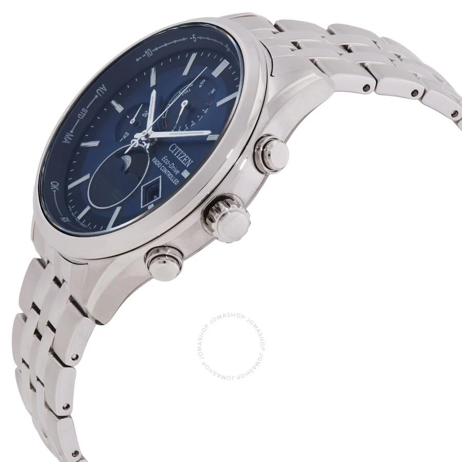 Citizen Eco-Drive Radio-Controlled Moon Phase Blue Dial Men's Watch BY1030-50L 2