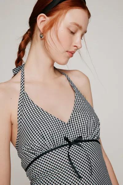 Kimchi Blue Kimchi Blue Wesley Gingham Halter Dress