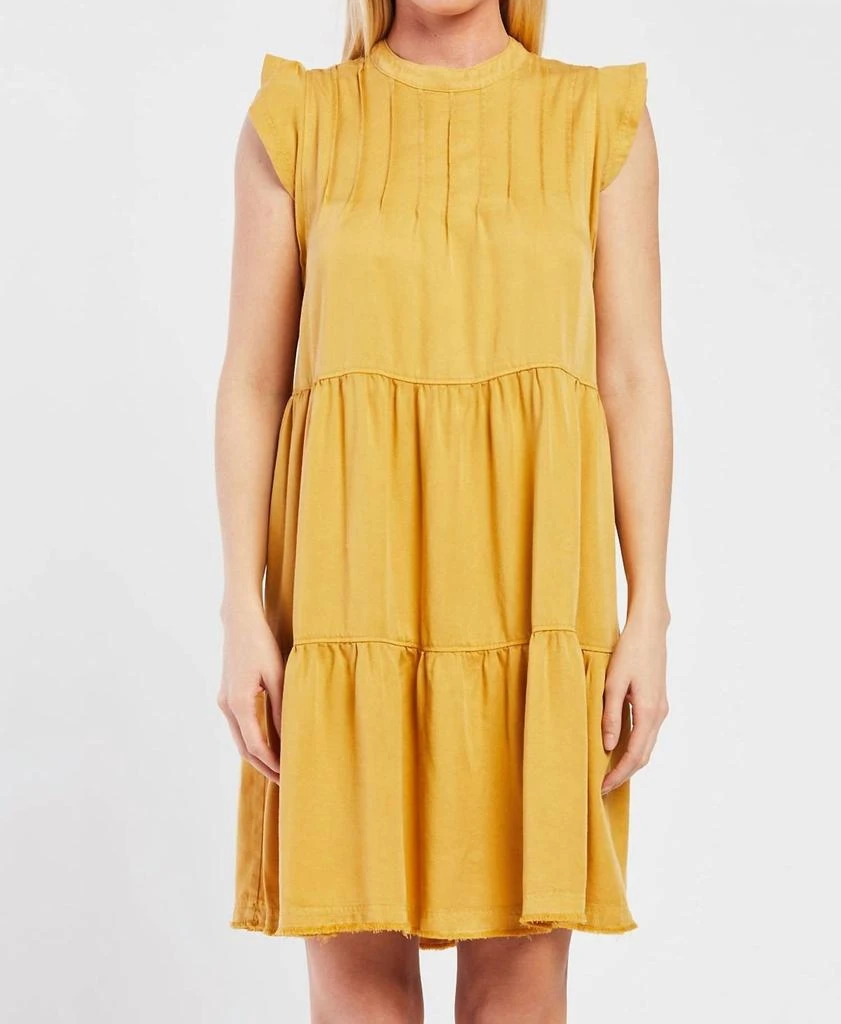 Velvet Heart Shelly Dress In Honey Mustard 1