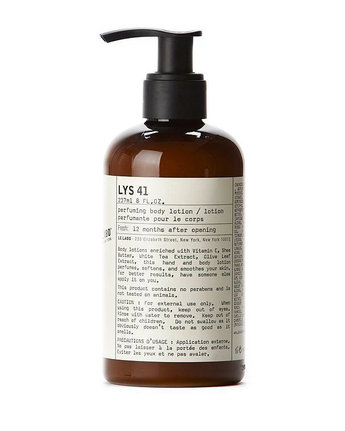 Le Labo Lys 41 Perfuming Body Lotion 8 oz. 1