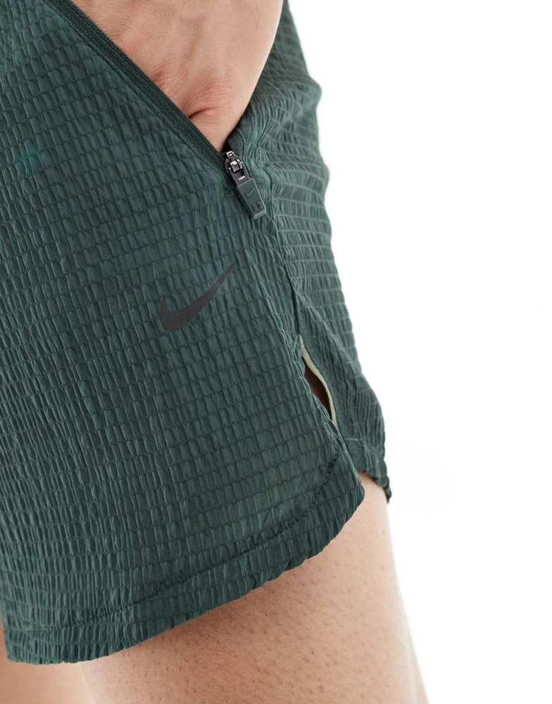 NIKE Nike Running Run Division 5 inch shorts in dark green 4