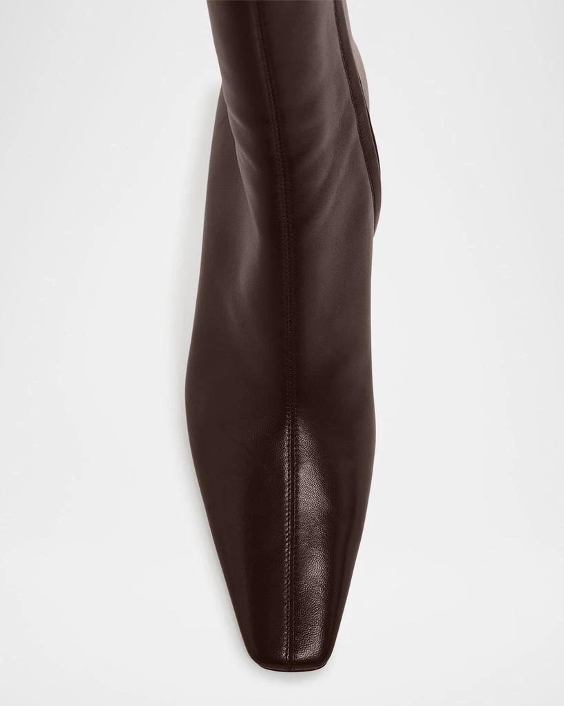 Yves Saint Laurent Jill Calfskin Ankle Booties 5