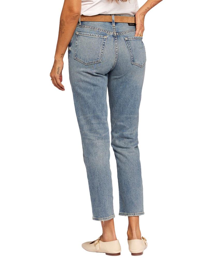 CURRENT ELLIOTT Current/Elliott The Mom Brea Straight Leg Jean