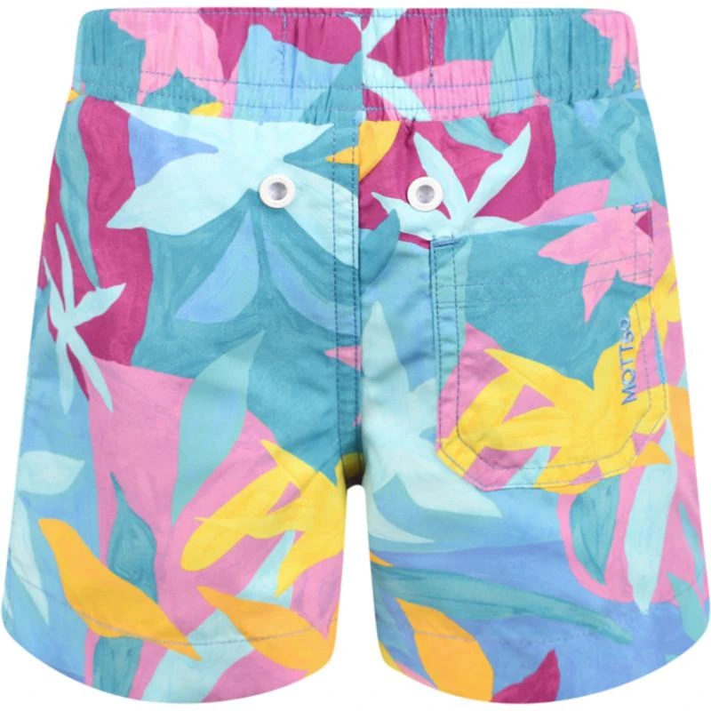 Mott50 Floral print swimming shorts in blue 2