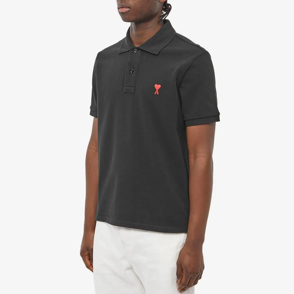 AMI AMI A Heart Logo Polo 2