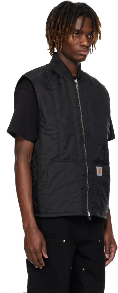 Carhartt WIP Black Lachlan Liner Vest 2