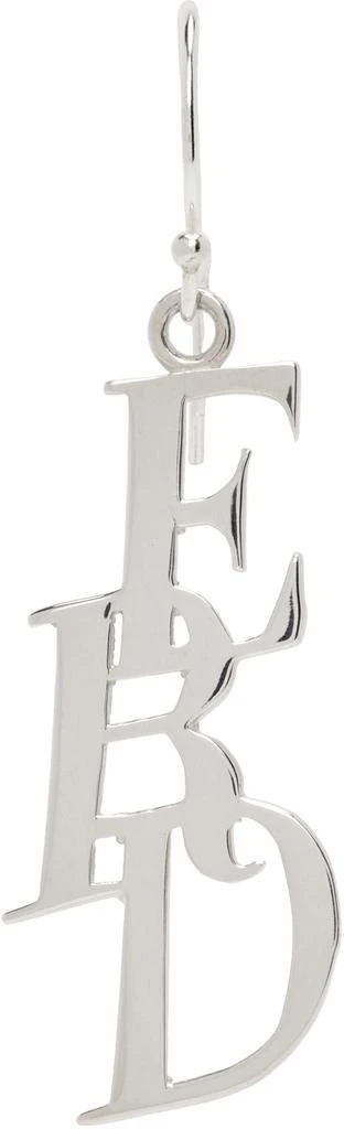 Enfants Riches Deprimes Silver Small Monogram Single Earring 1