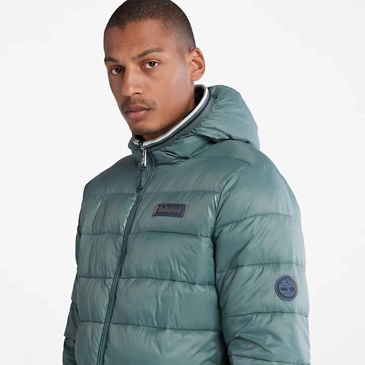 Timberland Garfield Midweight Hooded Puffer Jacket for Men in Green 5