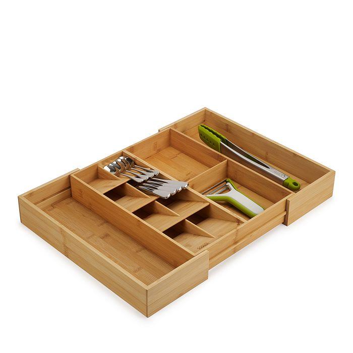 Joseph Joseph Bamboo Expandable Cutlery, Utensil & Gadget Organizer