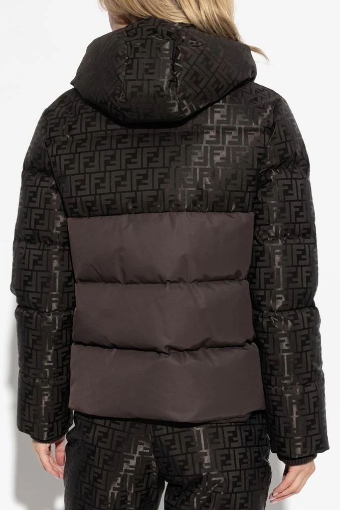 Fendi Fendi FF Jacquard Hooded Padded Jacket 3