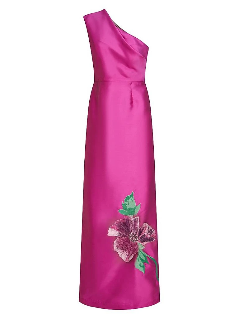 Kay Unger Irina Mikado Column Gown 1