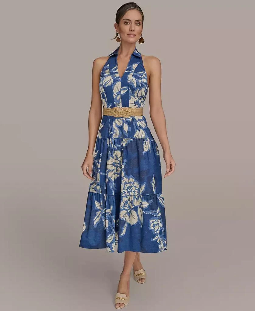 show me your mumu pink halter dress Jasmine Halter Midi Dress, in Rose Gold Luxe Satin | Show Me Your Mumu main image 0