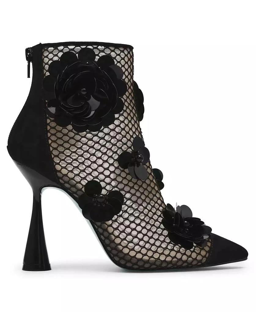 Betsey Johnson Women's Navey Embellished Dress Booties 2