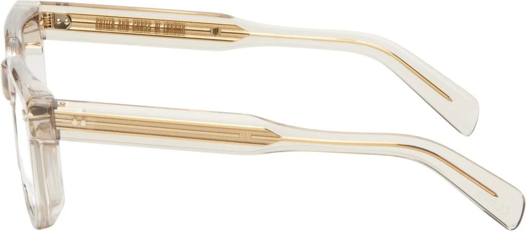 Cutler and Gross Beige 1410 Square Glasses 3