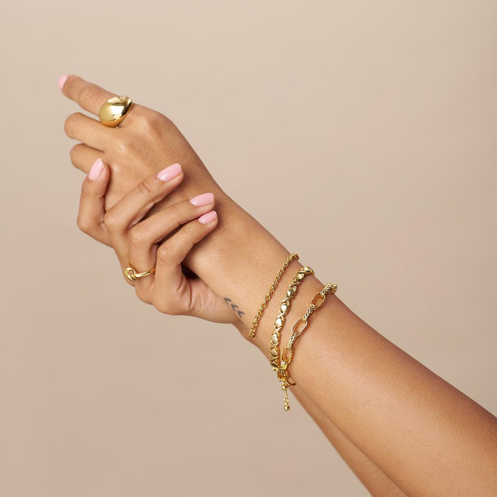 Orelia London Polished Knot Ring S/M