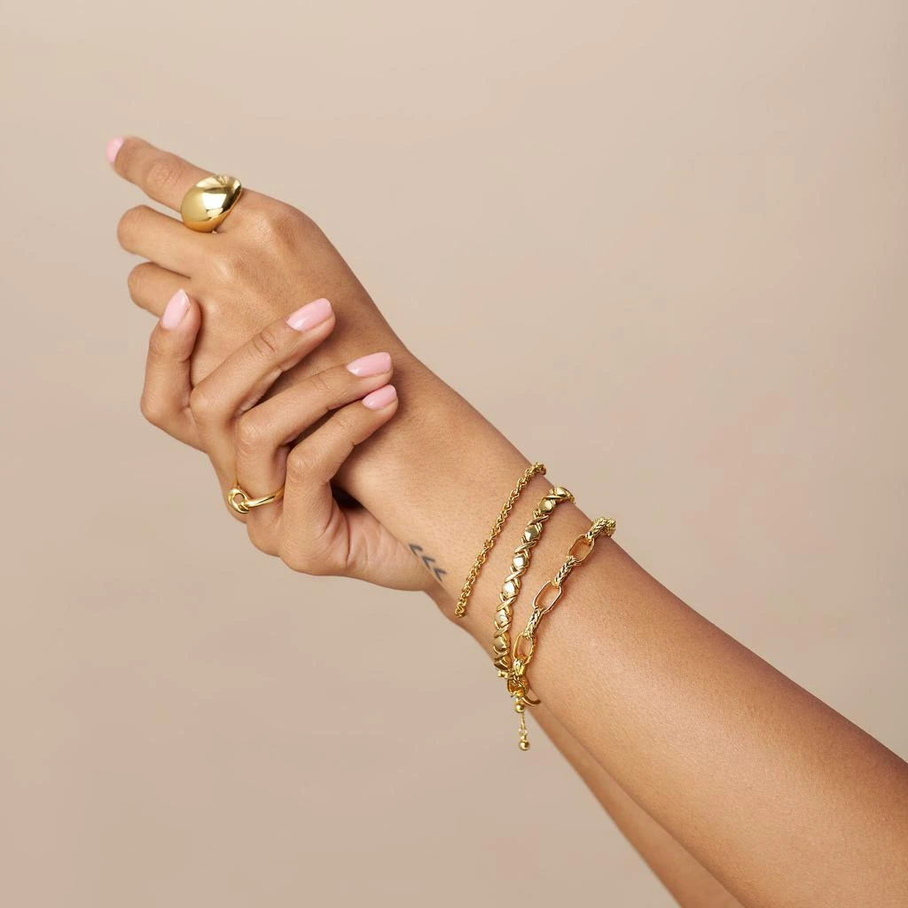 Orelia London Polished Knot Ring S/M 2