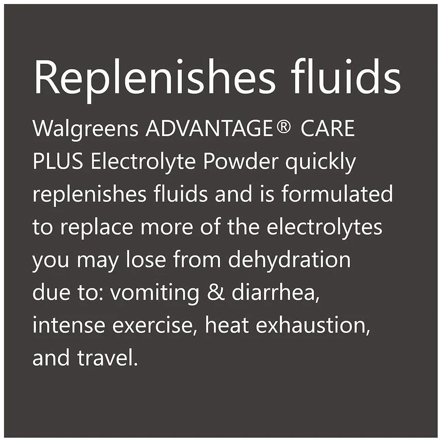 Walgreens Advantage Care Plus Electrolyte Powder Stick Packs Berry Frost 7