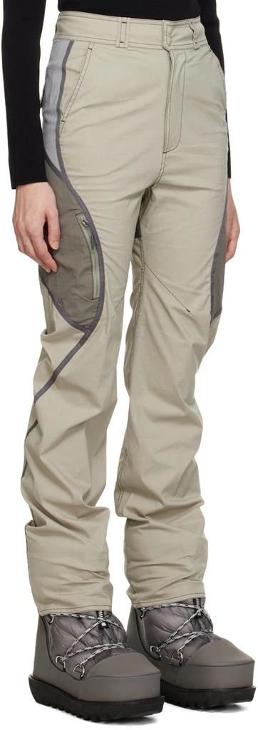 Hyein Seo Gray Paneled Trousers 2