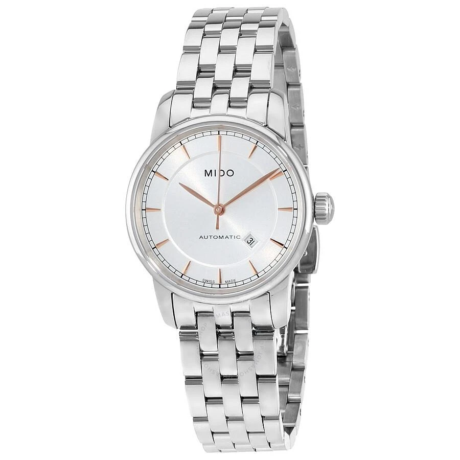 MIDO Baroncelli II Automatic Silver Dial Ladies Watch M76004101 1