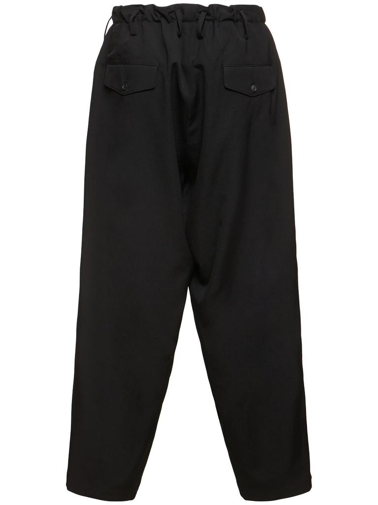 YOHJI YAMAMOTO Wide Wool Pants Black 3 - Pants - BeyondStyle YOHJI YAMAMOTO Wide Wool Pants Black 3 - Pants - BeyondStyle