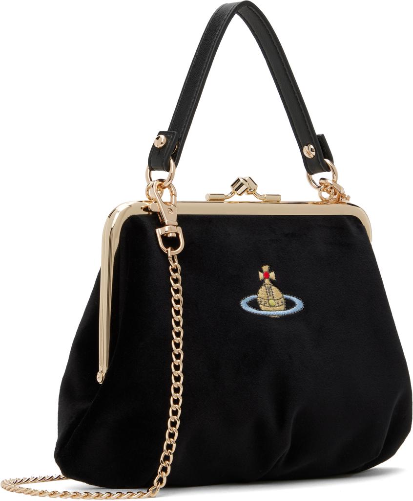 Vivienne Westwood Black Granny Frame Bag