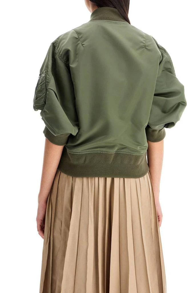 Sacai short-sleeved bomber 3