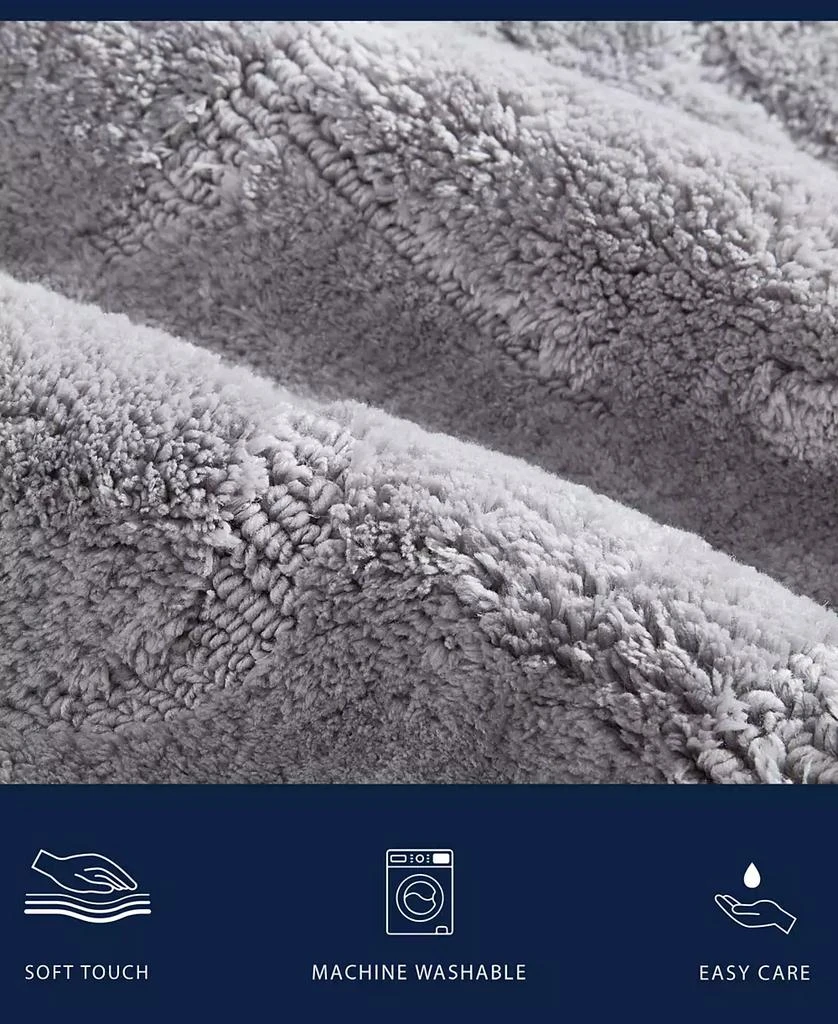 Nautica Logo Knit 2 Piece Bath Rug Set 4
