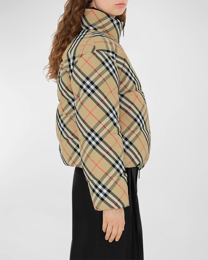Burberry Reversible Check Short Puffer Jacket 6