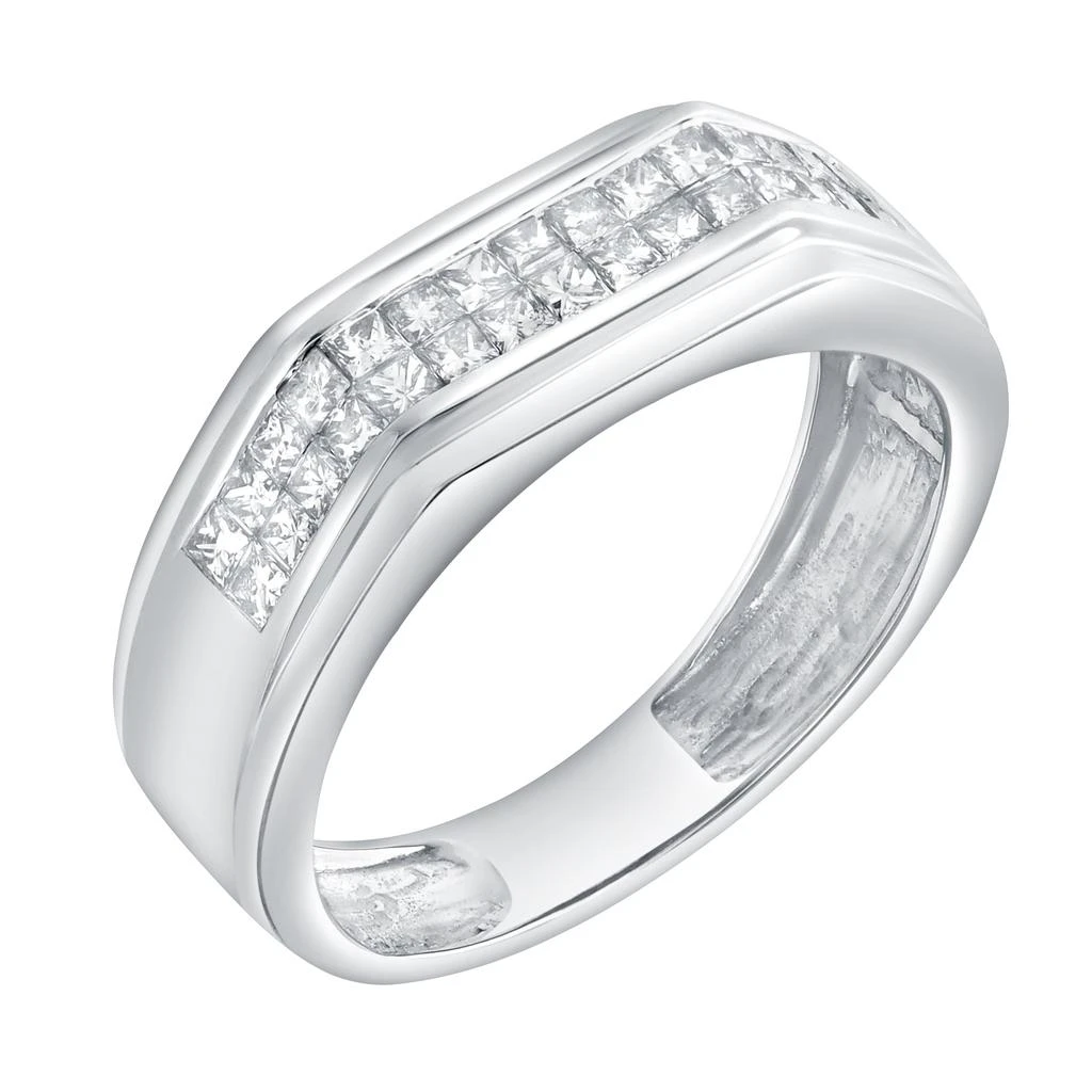 LuvMyJewelry Luvian 0.50 Ct 10K Gold Diamond Band 2