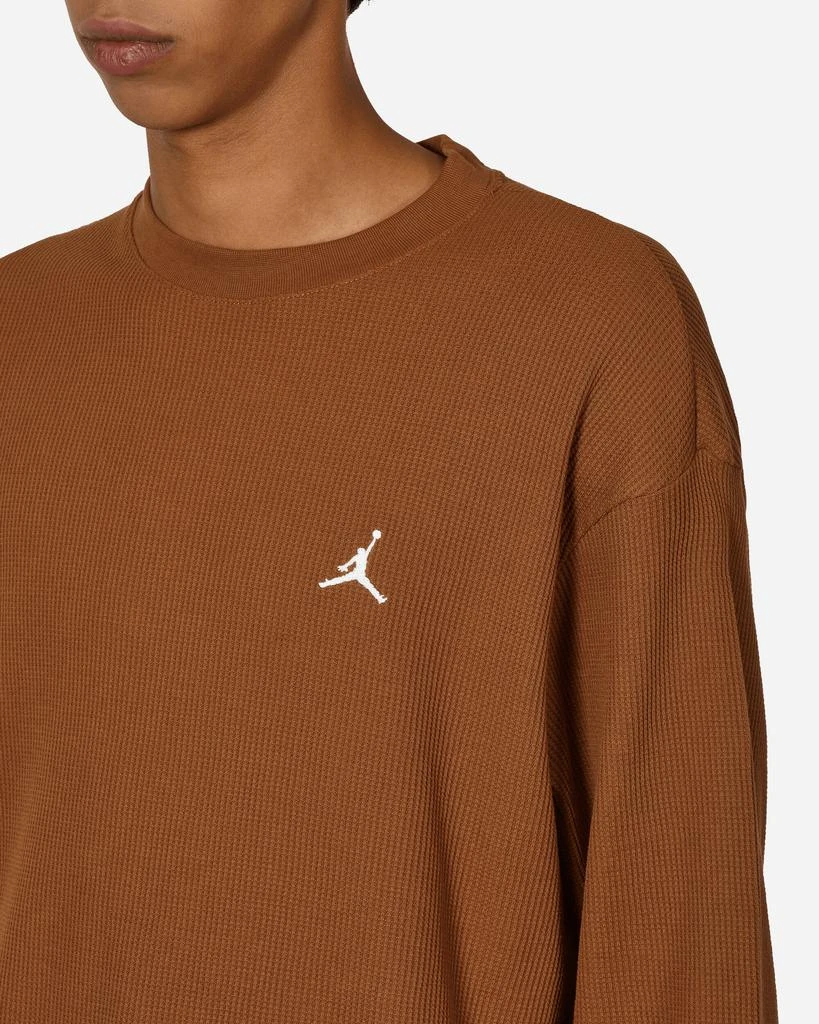 Jordan Essentials Waffle Longsleeve Top Light British Tan 5