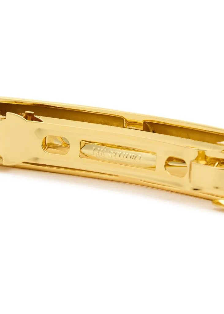 LIE STUDIO The Molly 18kt gold-plated hair clip 4