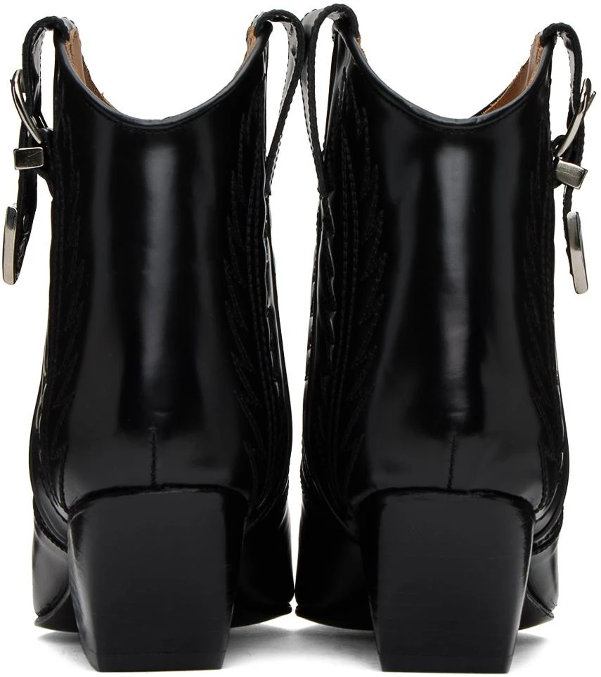 Toga Pulla Black Polido Ankle Boots 2