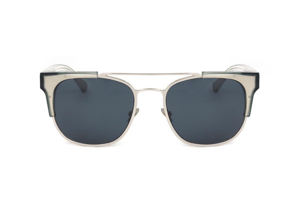 Shop Linda Farrow X Ann Demeulemeester Square Frame Sunglasses on