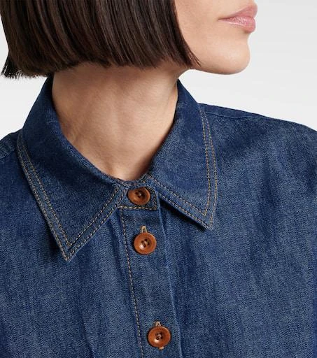 Zimmermann Rhiannon fringed denim shirt 5